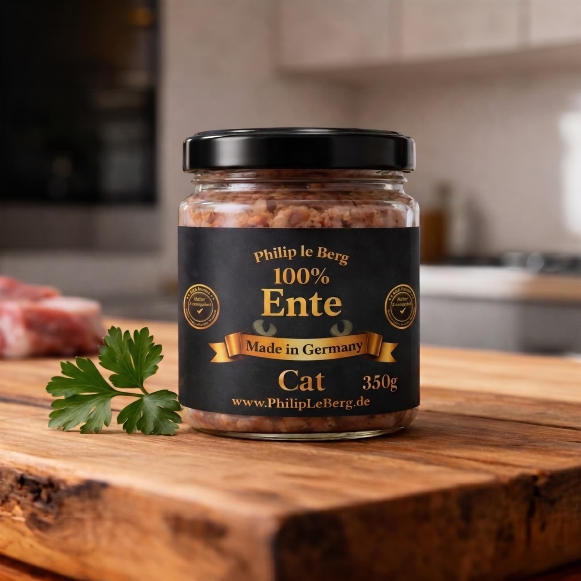 Philip le Berg Katzenfutter Ente 100% Monoprotein 350g Nassfutter