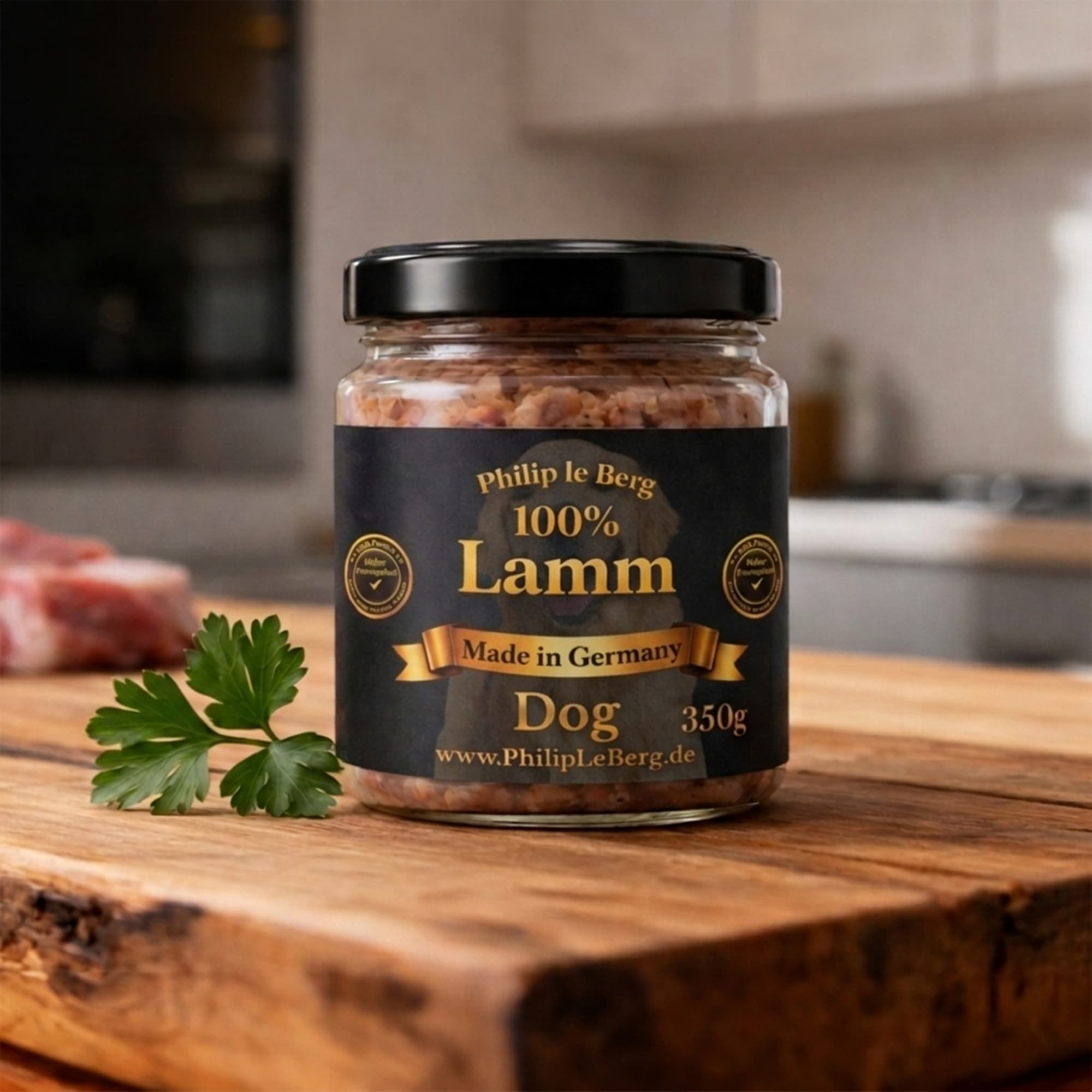Philip le Berg Hundefutter Lamm 100% Monoprotein 350g Nassfutter